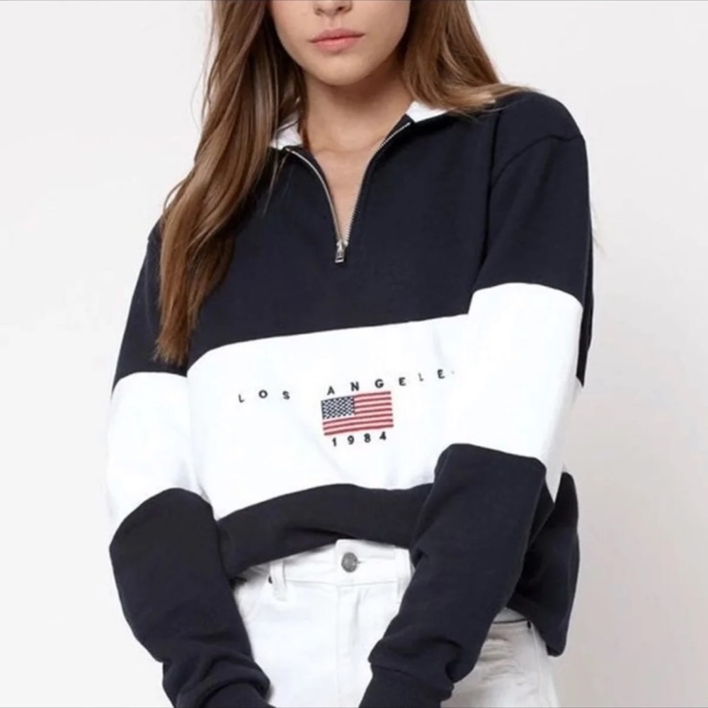 Brandy Melville quarter zip